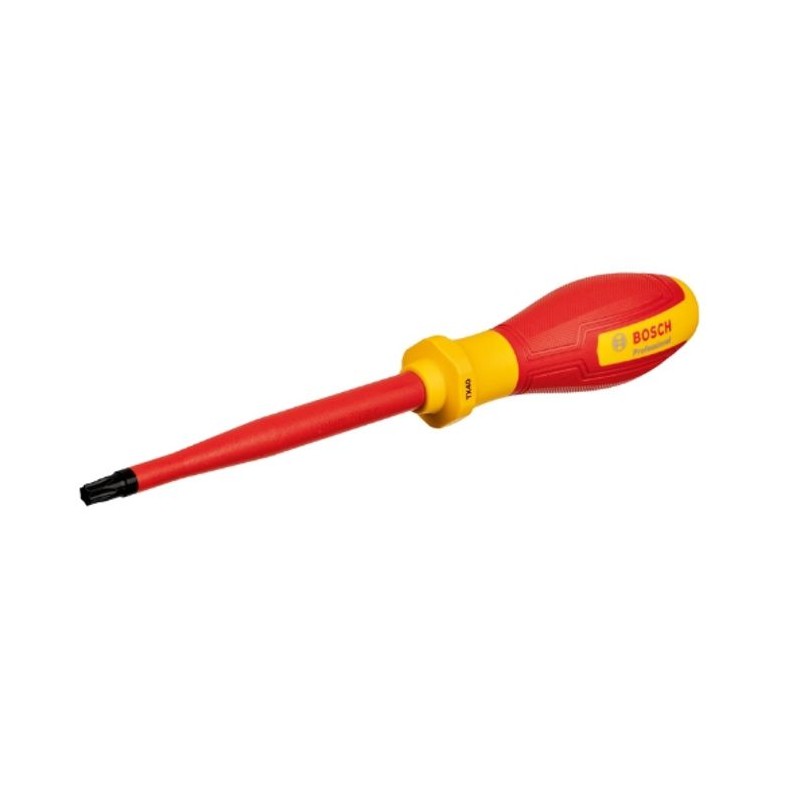 Tournevis VDE - BOSCH - TX40x125 - Isolé jusqu'a 1000 V - Élastomere