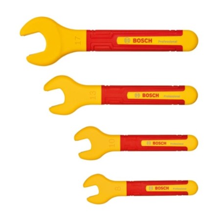 Bosch Professional set de clés plates VDE (avec 4 clés plates : 8 mm