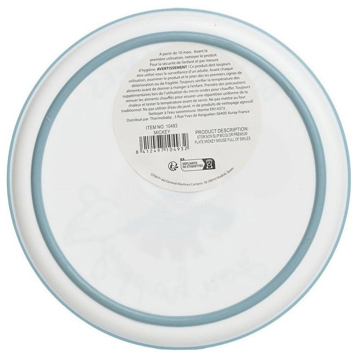 GRANDE ASSIETTE ANTI-DERAPANTE MICKEY COLLECTOR GRANDE ASSIETTE ANTI-DERAPANTE MICKEY COLLECTOR