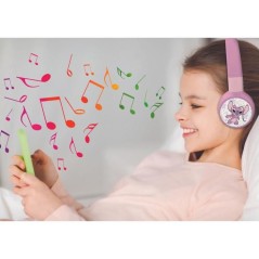LEXIBOOK - Casque 2 en 1 Bluetooth et Filaire confortable et pliable p
