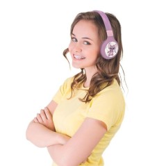 LEXIBOOK - Casque 2 en 1 Bluetooth et Filaire confortable et pliable p
