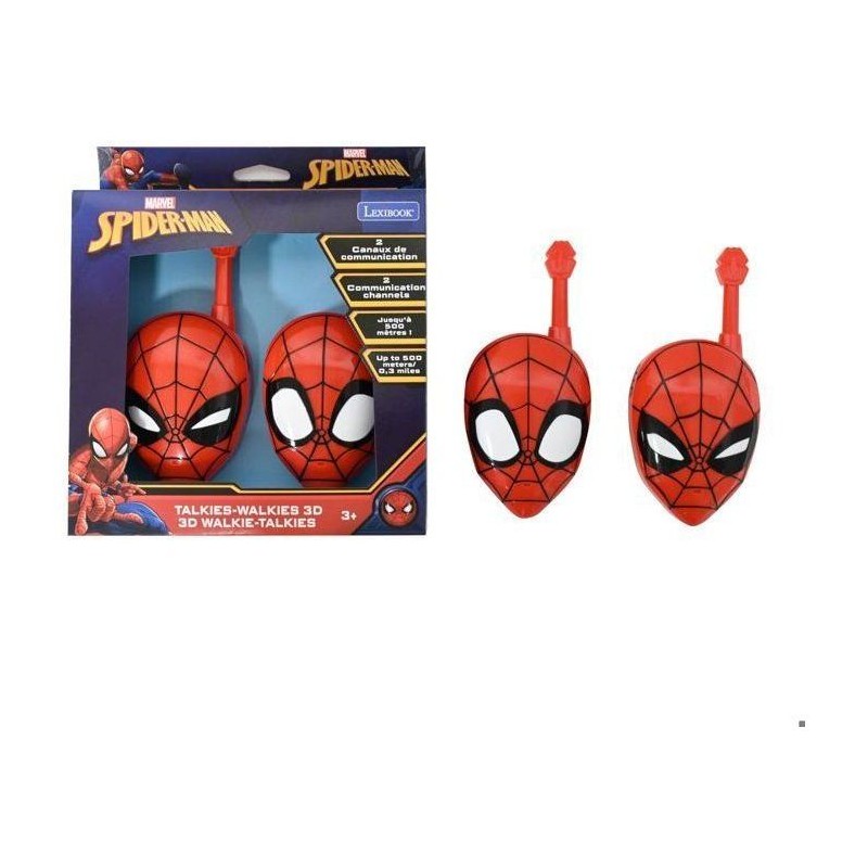 Talkies-walkies - LEXIBOOK - Spiderman 3D - Portée 200m - Design ergo