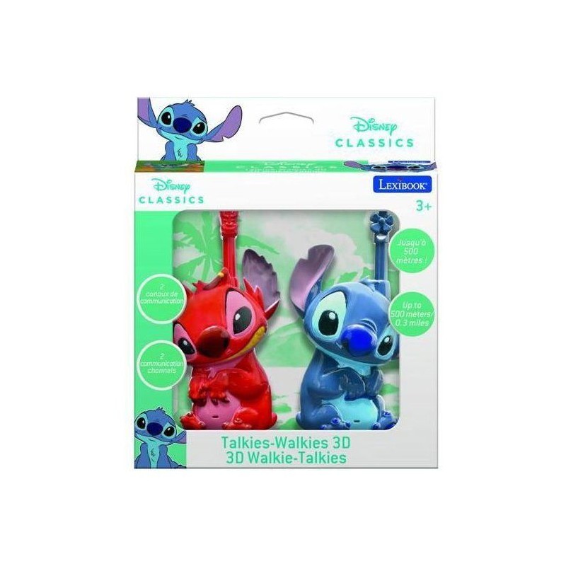Talkies-walkies - LEXIBOOK - Stitch 3D - Portée 500m - 2 canaux - Des