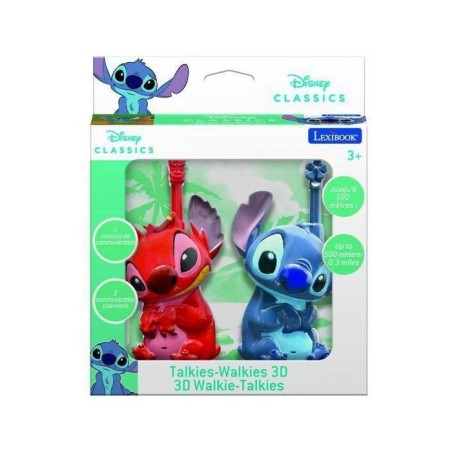 Talkies-walkies - LEXIBOOK - Stitch 3D - Portée 500m - 2 canaux - Des