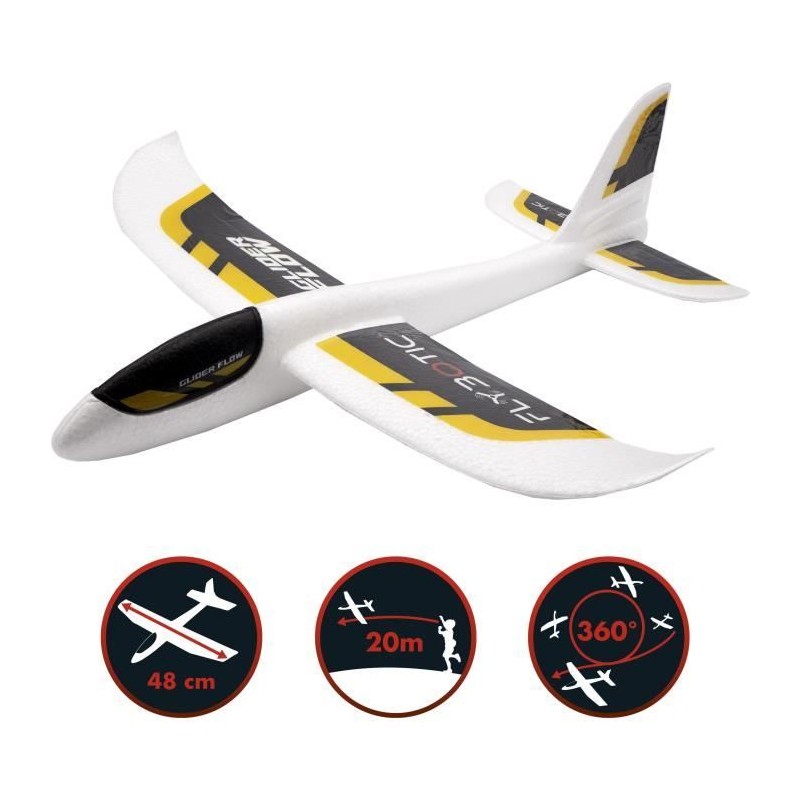 Avion Planeur - SILVERLIT - GLIDER FLOW - 50 cm - Loopings - Pour enfa