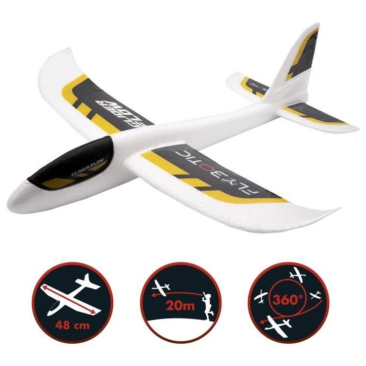 Avion Planeur - SILVERLIT - GLIDER FLOW - 50 cm - Loopings - Pour enfants des 5 ans Avion Planeur - SILVERLIT - GLIDER FLOW - 50 cm - Loopings - Pour enfants des 5 ans
