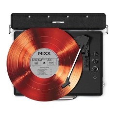 Platine vinyle - MIXX - Revival 55 - Enceintes stéréo intégrées - 3 vitesses - Bluetooth - Sortie RCA - Noir