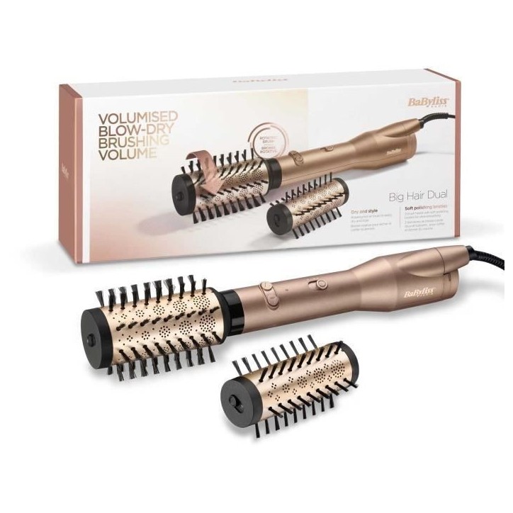 Brosse soufflante - BaByliss - AS952E Big Hair Dual - Pour le volume, la mise en forme et la brillance Brosse soufflante - BaByliss - AS952E Big Hair Dual - Pour le volume, la mise en forme et la brillance
