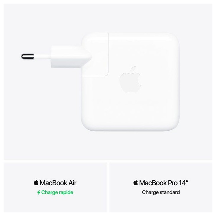 APPLE - Adaptateur secteur USB-C 70 W - Blanc