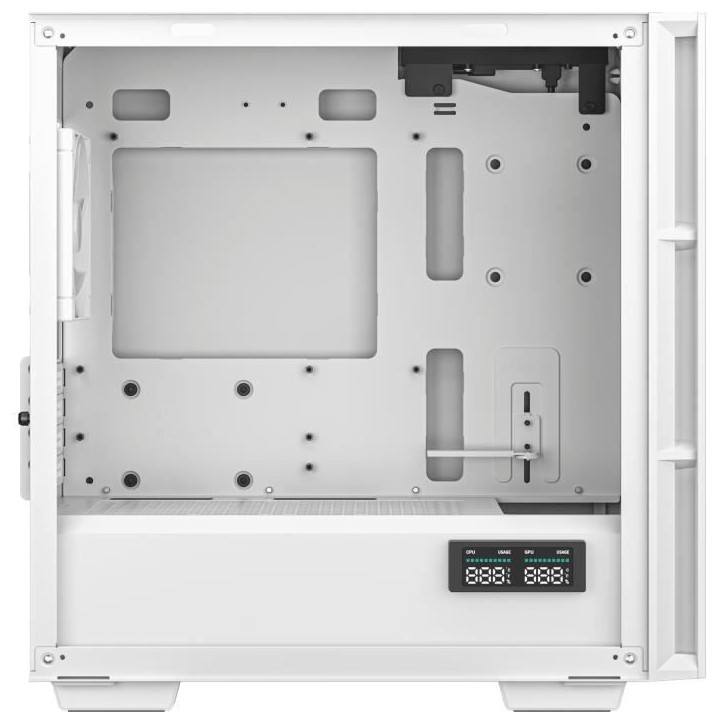 Boitier PC - DEEPCOOL - CH360 Digital - Sans alimentation - Mini tour - Format M-ATX - Blanc