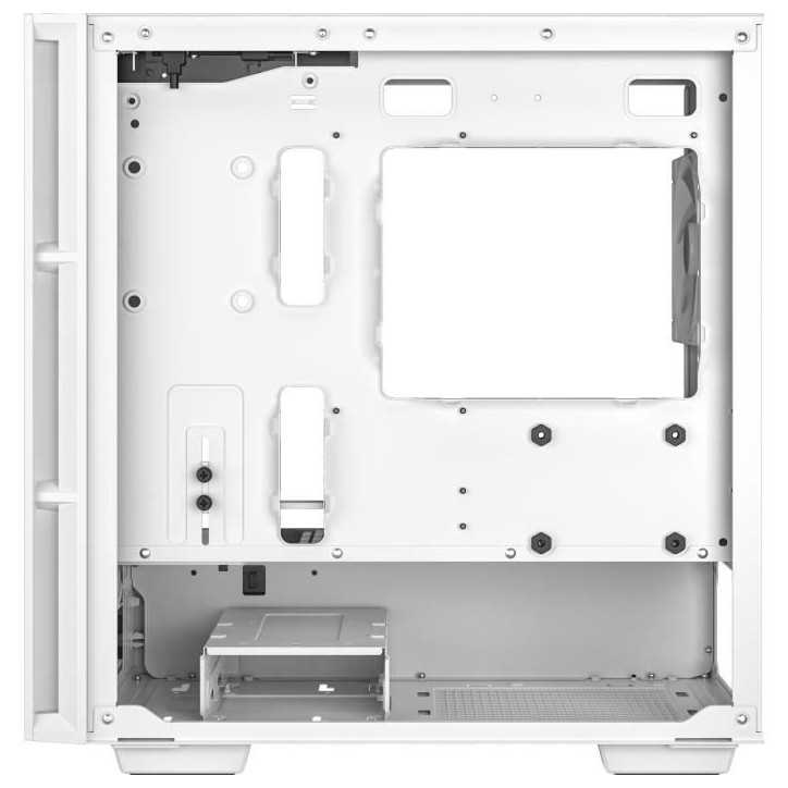 Boitier PC - DEEPCOOL - CH360 Digital - Sans alimentation - Mini tour - Format M-ATX - Blanc