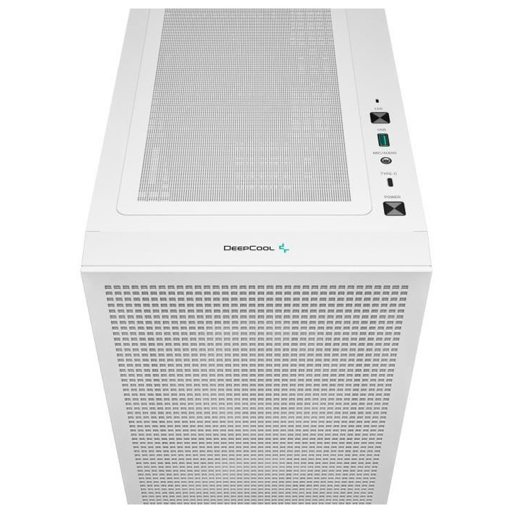 Boitier PC - DEEPCOOL - CH360 Digital - Sans alimentation - Mini tour - Format M-ATX - Blanc