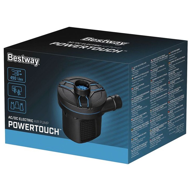 Pompe a air électrique - BESTWAY - Modele compact - Pression maximale 55 bar - Tension 230 V - Couleur noir Pompe a air électrique - BESTWAY - Modele compact - Pression maximale 55 bar - Tension 230 V - Couleur noir