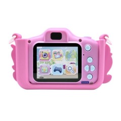 LEXIBOOK - Appareil photo pour enfant avec protection - 4 en 1 - Licorne - Carte mémoire incluse