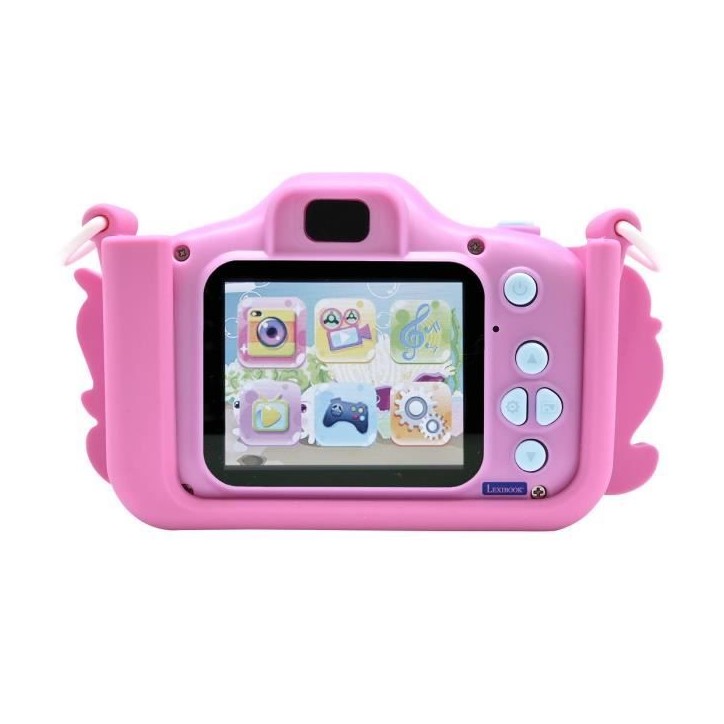 LEXIBOOK - Appareil photo pour enfant avec protection - 4 en 1 - Licorne - Carte mémoire incluse LEXIBOOK - Appareil photo pour enfant avec protection - 4 en 1 - Licorne - Carte mémoire incluse