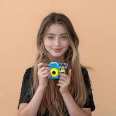 LEXIBOOK - Appareil photo pour enfant avec protection - 4 en 1 - Pat'P
