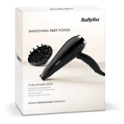 Seche-cheveux - BaByliss - D572DE Turbo Smooth 2200 avec Technologie I
