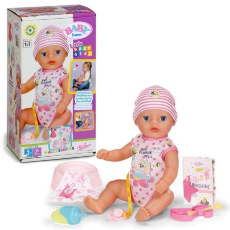Poupon - BABY BORN - Little Magic Girl - 8 fonctions - 7 accessoires -