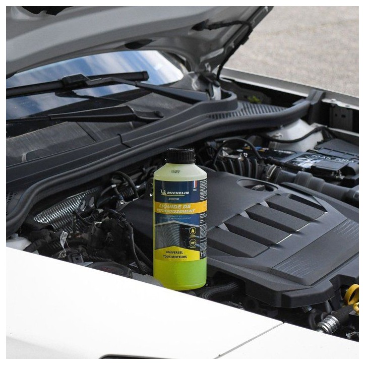 Liquide de refroidissement - MICHELIN - Jaune - UNIVERSEL tous moteurs - 1L Liquide de refroidissement - MICHELIN - Jaune - UNIVERSEL tous moteurs - 1L