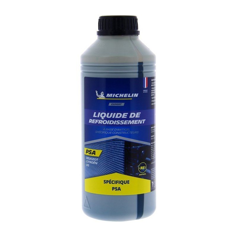 Liquide de refroidissement - MICHELIN - Bleu - Adapté aux normes PSA