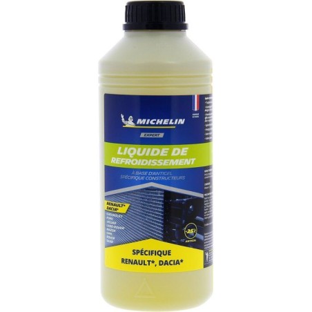 Liquide de refroidissement - MICHELIN - Jaune - Adapté aux normes REN