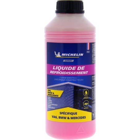 Liquide de refroidissement- MICHELIN - Rose - Adapté aux normes VAG B