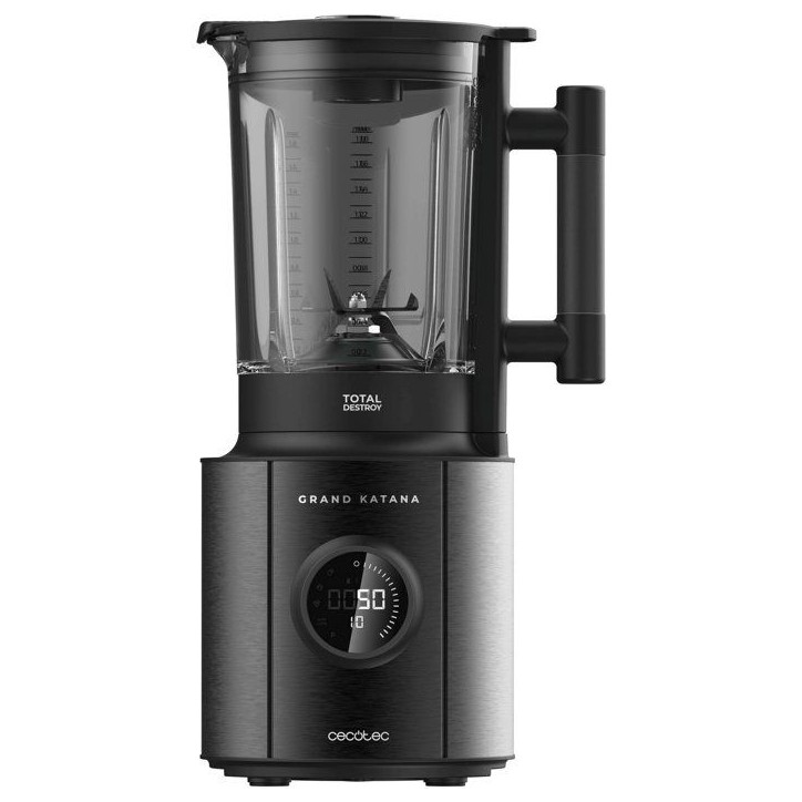 Mixeur - CECOTEC - Grand Katana Total Destroy Screen B - 2700 W - 1,8 L - Bol en verre - Noir Mixeur - CECOTEC - Grand Katana Total Destroy Screen B - 2700 W - 1,8 L - Bol en verre - Noir