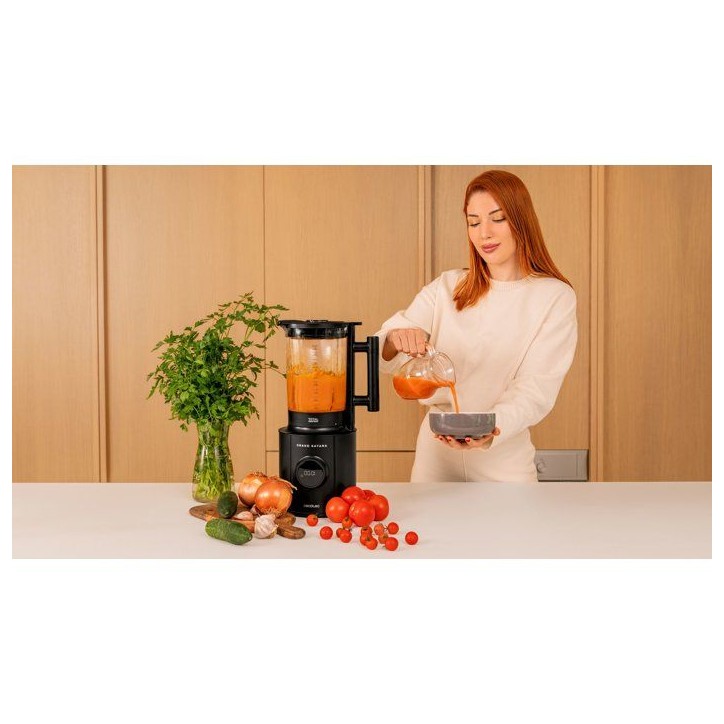 Mixeur - CECOTEC - Grand Katana Total Destroy Screen B - 2700 W - 1,8 L - Bol en verre - Noir Mixeur - CECOTEC - Grand Katana Total Destroy Screen B - 2700 W - 1,8 L - Bol en verre - Noir