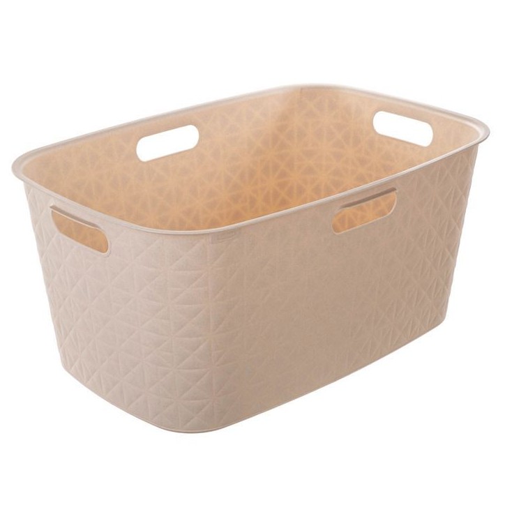 Coffre a Linge - Softex - 45 L - Blanc Cassé - Curver