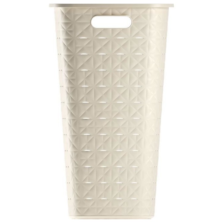 Coffre a Linge - Softex - 56 L - Blanc Cassé - Curver