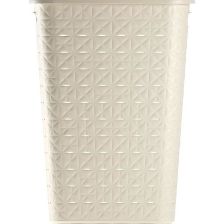 Coffre a Linge - Softex - 56 L - Blanc Cassé - Curver
