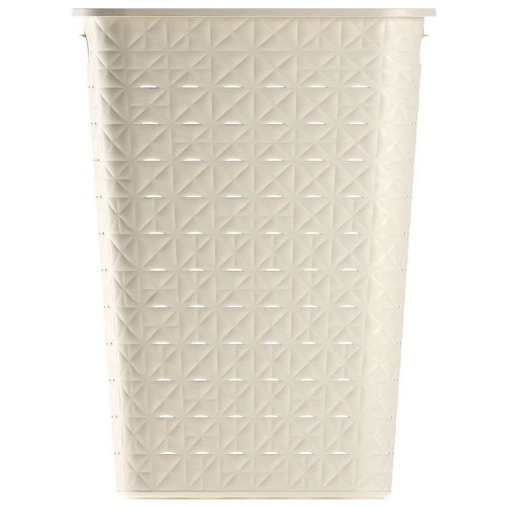 Coffre a Linge - Softex - 56 L - Blanc Cassé - Curver