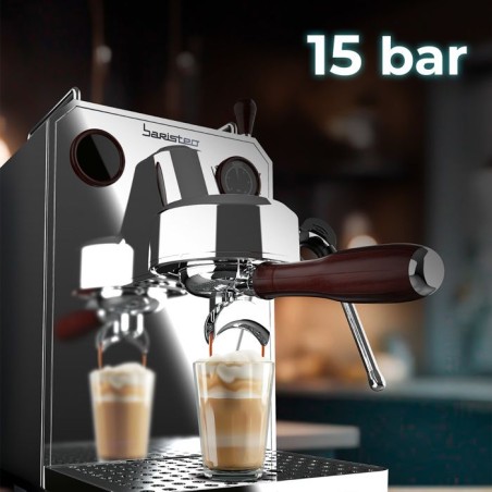 Machine a café - CECOTEC - Baristeo Intima - 1850 W - 15 bars - 1,7 L - Argent
