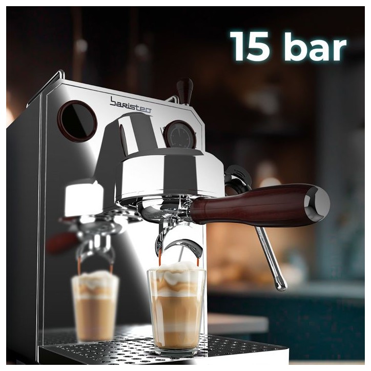 Machine a café - CECOTEC - Baristeo Intima - 1850 W - 15 bars - 1,7 L - Argent Machine a café - CECOTEC - Baristeo Intima - 1850 W - 15 bars - 1,7 L - Argent