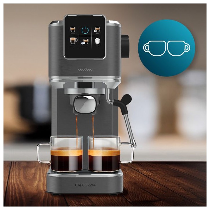Machine a café - CECOTEC - Cafelizzia ColdBrew - 1350 W - 20 bars - 1,2 L - Noir
