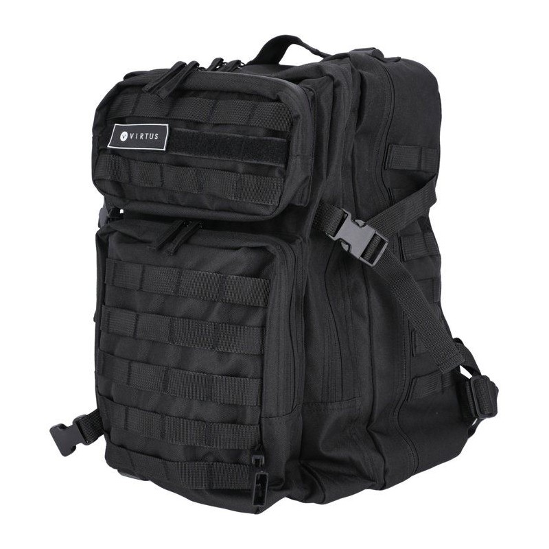 Sac de sport - Crossfit - VIRTUS - Systeme MOLLE - Macaso - Noir