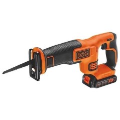 Scie sabre BLACK+DECKER BDCR18E1-QW sans fil - 18V lithium - avec batt