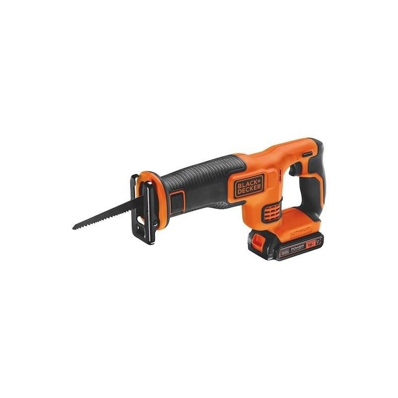 Scie sabre BLACK+DECKER BDCR18E1-QW sans fil - 18V lithium - avec batt