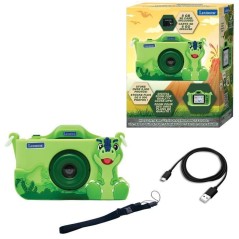 LEXIBOOK - Appareil photo pour enfant avec protection - 4 en 1 -Dino -