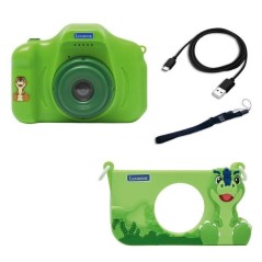 LEXIBOOK - Appareil photo pour enfant avec protection - 4 en 1 -Dino -