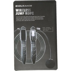 Corde a Sauter sans fil - ENDURANCE - Noir