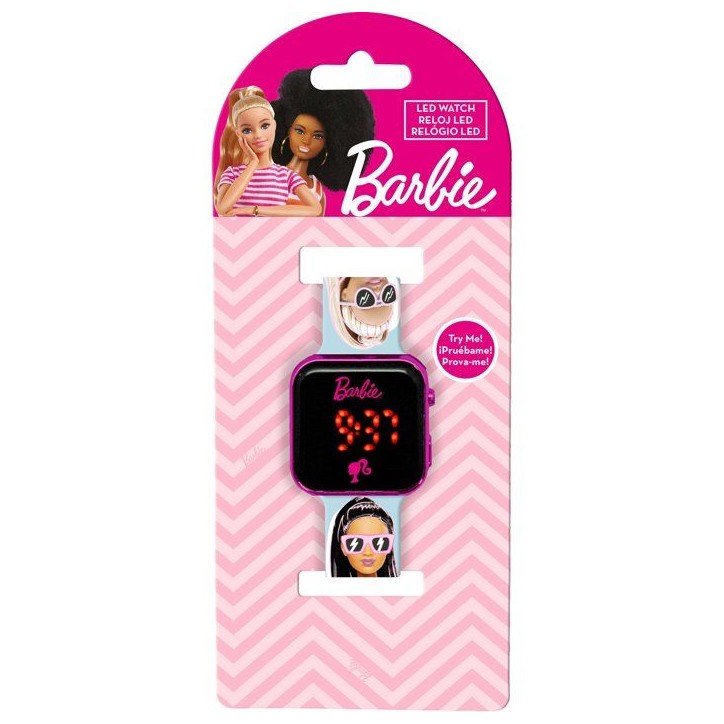 Montre LED - KIDS LICENSING - Barbie - Des 4 ans Montre LED - KIDS LICENSING - Barbie - Des 4 ans