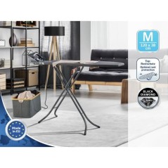 Table a repasser - Leifheit - Classic M Black - Hauteur réglable de 6