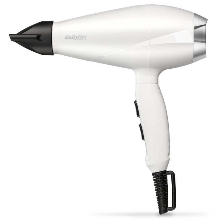Seche-cheveux - BaByliss - 6704WE Speed Pro 2000 - Moteur AC - Fabriqué en Italie Seche-cheveux - BaByliss - 6704WE Speed Pro 2000 - Moteur AC - Fabriqué en Italie