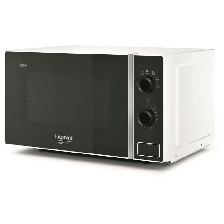 Micro-ondes posable - HOTPOINT - MWHA101W - Blanc - 700 W - 20 L - 45,2 x 36,5 x 26,2 cm Micro-ondes posable - HOTPOINT - MWHA101W - Blanc - 700 W - 20 L - 45,2 x 36,5 x 26,2 cm