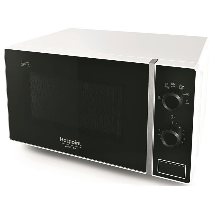 Micro-ondes posable - HOTPOINT - MWHA101W - Blanc - 700 W - 20 L - 45,2 x 36,5 x 26,2 cm Micro-ondes posable - HOTPOINT - MWHA101W - Blanc - 700 W - 20 L - 45,2 x 36,5 x 26,2 cm