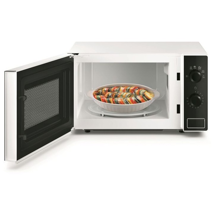Micro-ondes posable - HOTPOINT - MWHA101W - Blanc - 700 W - 20 L - 45,2 x 36,5 x 26,2 cm Micro-ondes posable - HOTPOINT - MWHA101W - Blanc - 700 W - 20 L - 45,2 x 36,5 x 26,2 cm