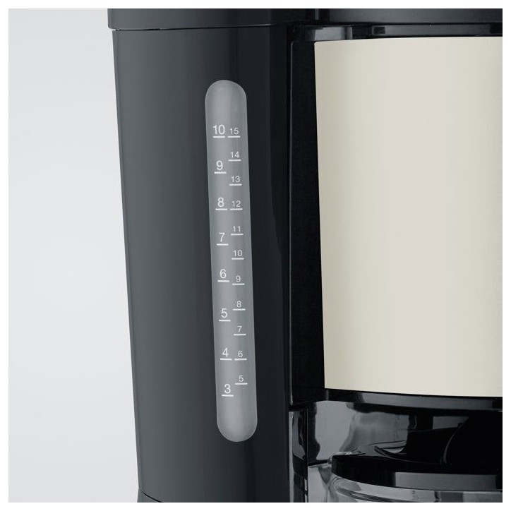 Cafetiere Filtre Type jusqu'a 10 tasses - SEVERIN - KA9575 - 1,4L - Systeme anti-goutte - Filtre permanent amovible - Beige Cafetiere Filtre Type jusqu'a 10 tasses - SEVERIN - KA9575 - 1,4L - Systeme anti-goutte - Filtre permanent amovible - Beige