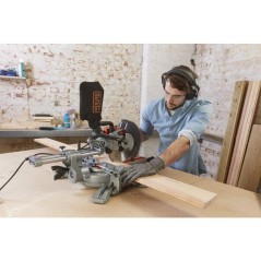 Scie a onglets - BLACK&DECKER - BES700-QS - 1600W - Profondeur de coupe 70mm