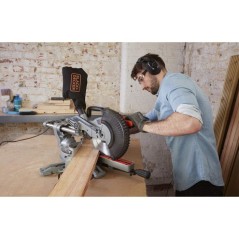 Scie a onglets - BLACK&DECKER - BES700-QS - 1600W - Profondeur de coup